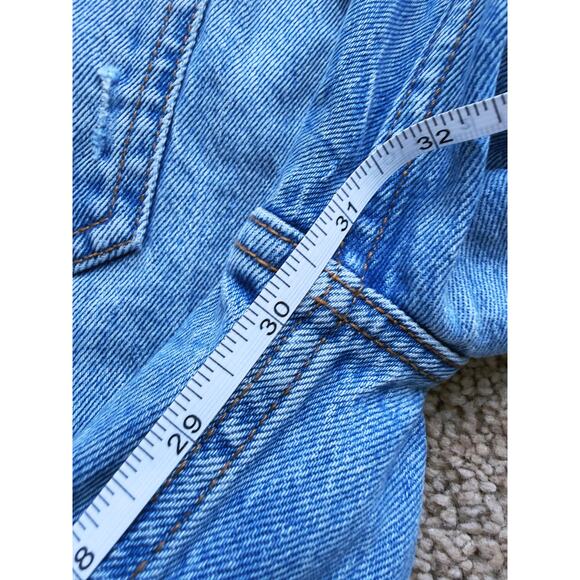 Abercrombie & Fitch Curve Love Ultra High Rise 90s Straight Jeans 2R 30" Classic - Picture 4 of 9